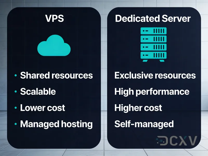 VPS vs виділений сервер: що обрати у 2026 році
